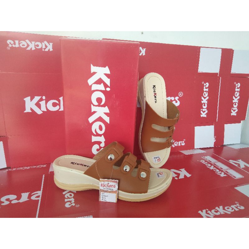 SANDAL WEDGES KICKERS SANDAL WANITA
