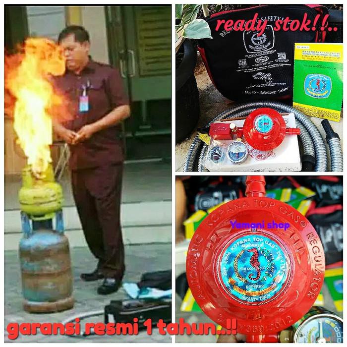 Regulator Kopana Top Gas Pertamina Bergaransi 1 Tahun Garansi Original