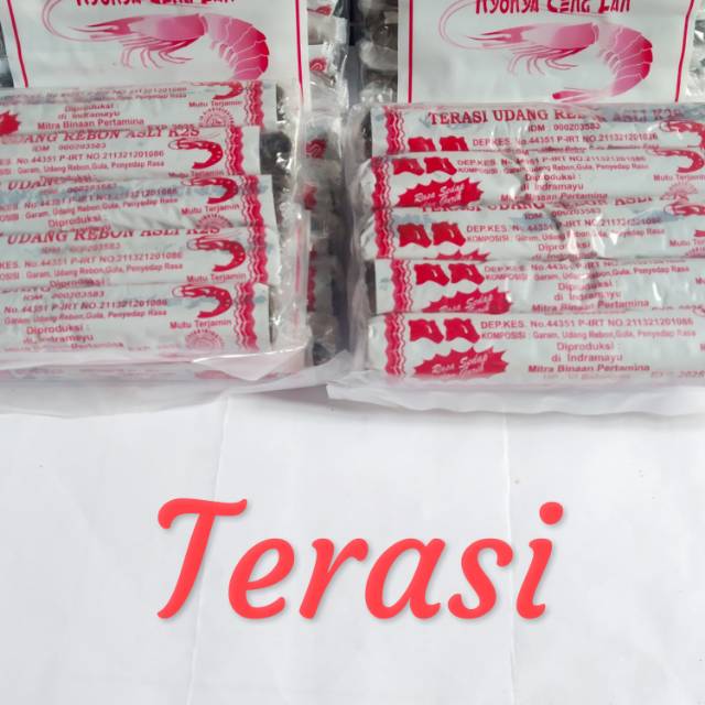 

Terasi udang rebon NYONYA CENG LAN isi 5pcs cocok buat bikin sambel
