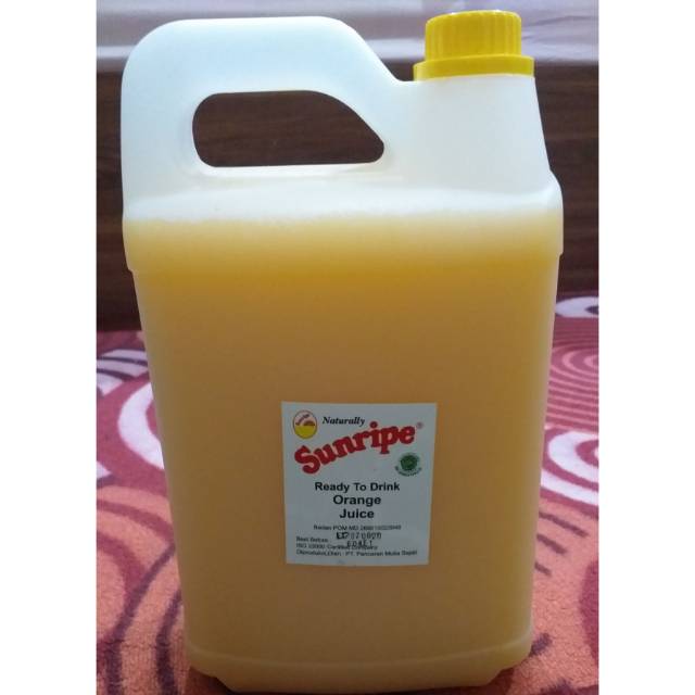 

Fresh Juice Sunripe Bukan Konsentrat Kemasan 5 liter Tersedia banyak Variant Rasa