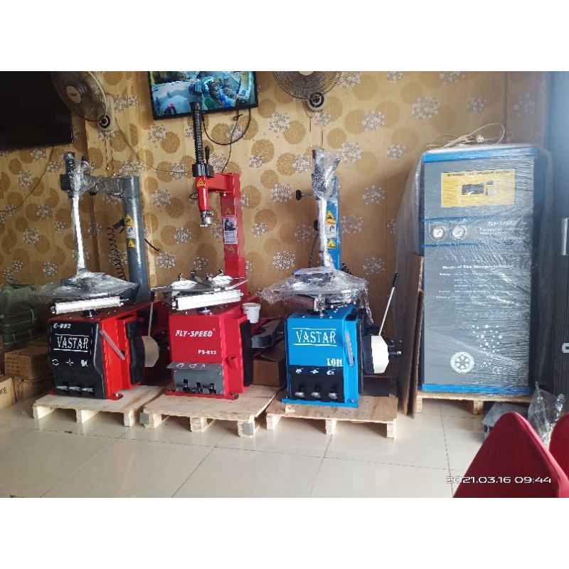 Tyre changer tire changer pembuka bukaan ban vastar sampai R 10' sd 24" hidrolik ban bukaan bongkar