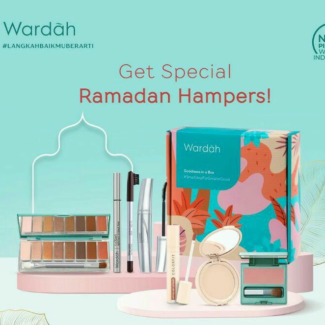 WARDAH PAKET (FREE SERUM SHEET MASK + BOX)/ HAMPERS WARDAH PAKET SESERAHAN HANTARAN PAKET MAKE UP / 