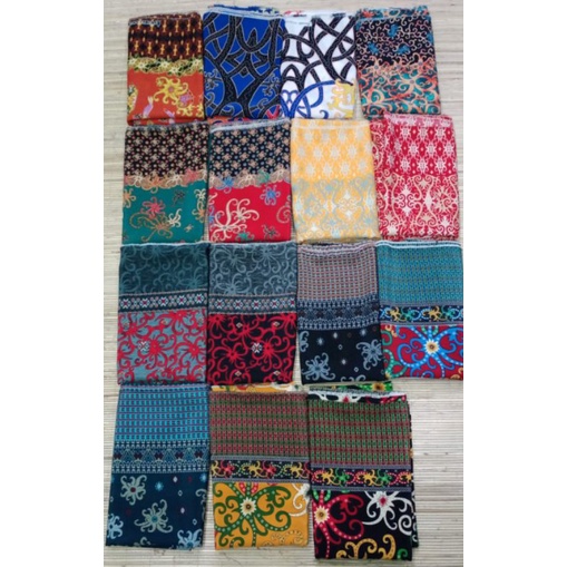 Kain Batik Kalimantan Semi Katun uk.2 M Lembut Tidak Panas Oleh Oleh Borneo Balikpapan