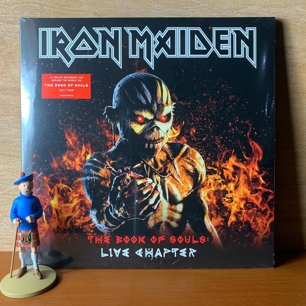 PIRINGAN HITAM / VINYL IRON MAIDEN - THE BOOK OF SOULS : LIVE CHAPTER