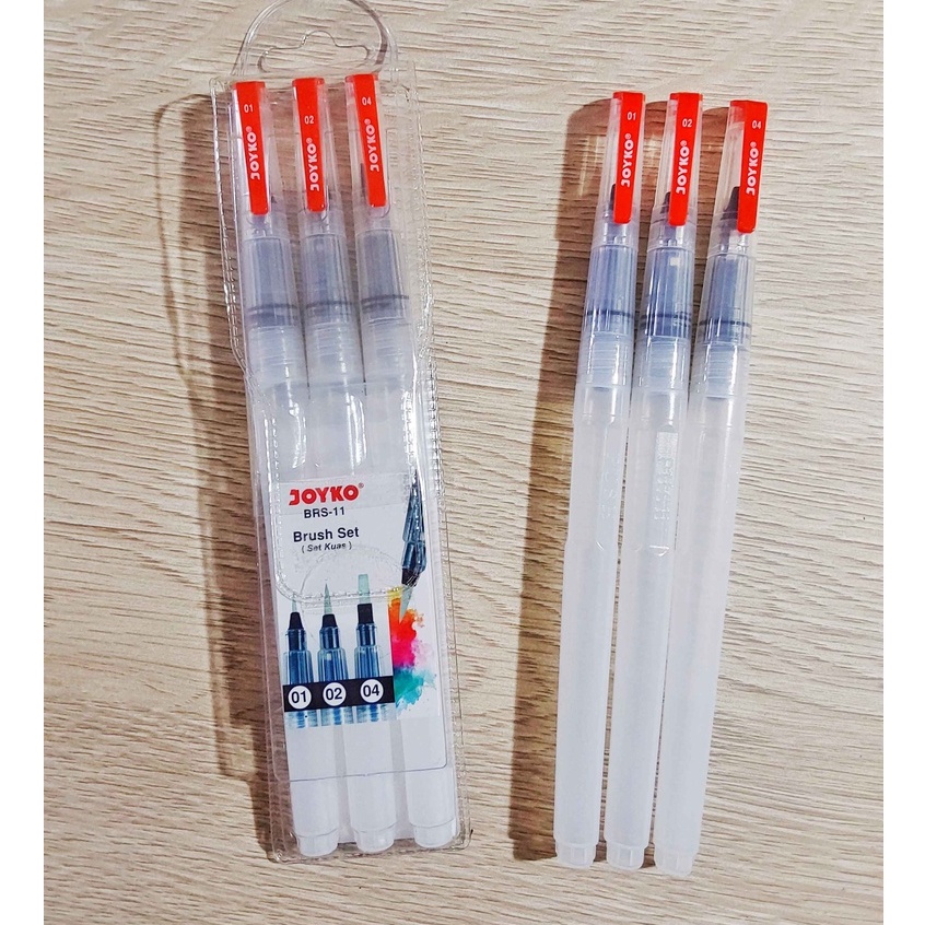 

Brush Set Alat Lukis Kuas Cat Air Minyak Acrylic Joyko BRS-11