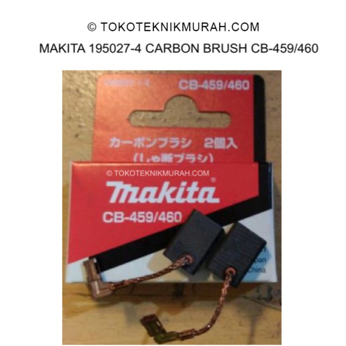 Makita 195027-4 Carbon Brush CB-459/460 / CB459 / 460 Borstel