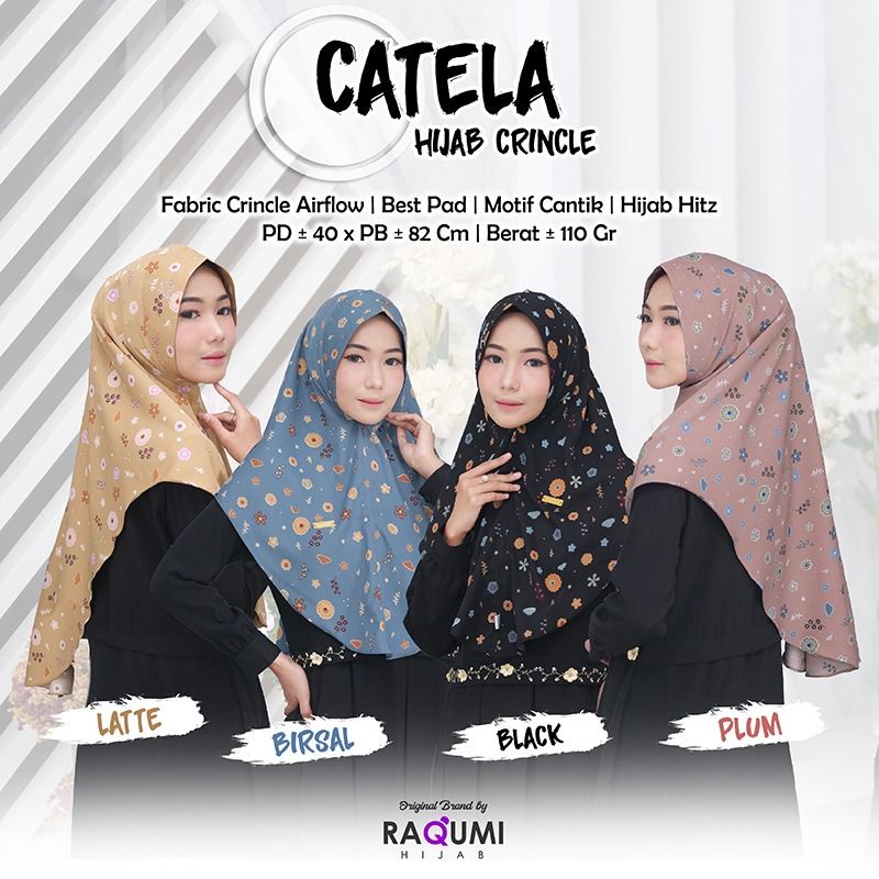 CATELA RAQUMI KHIMAR GRADASI KHIMAR MOTIF nutela