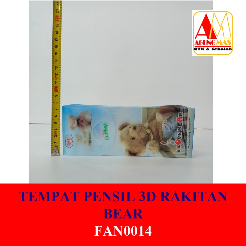 

TEMPAT PENSIL 3D RAKITAN BEAR
