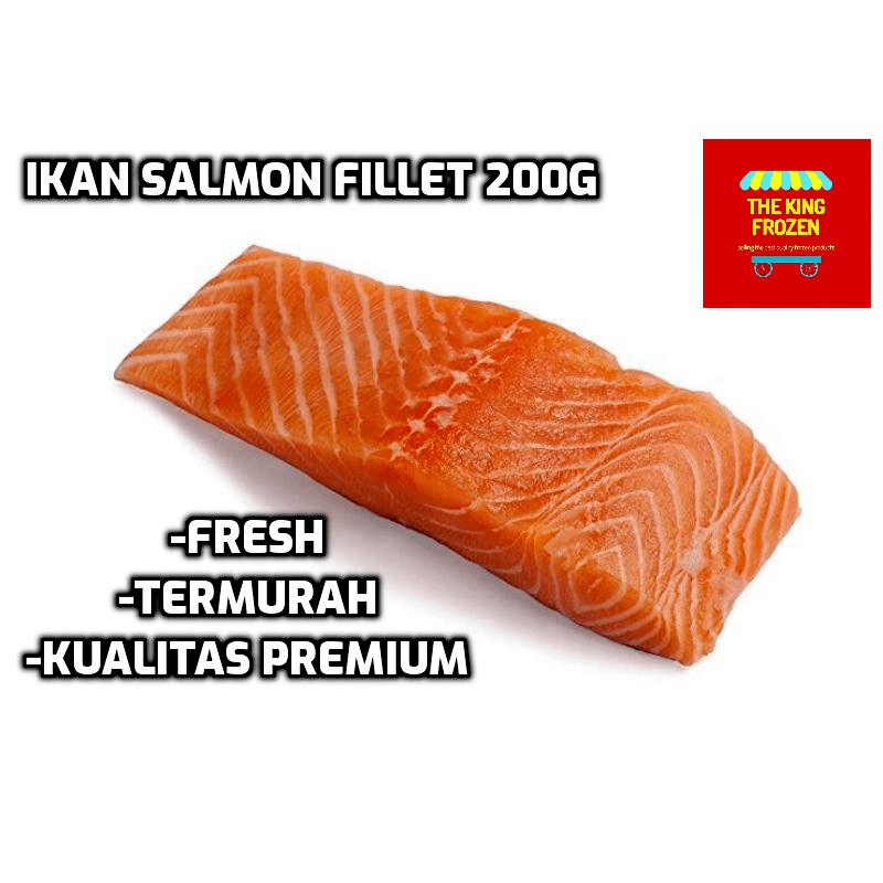 

Salmon Segar 200G, Kualitas Sashimi