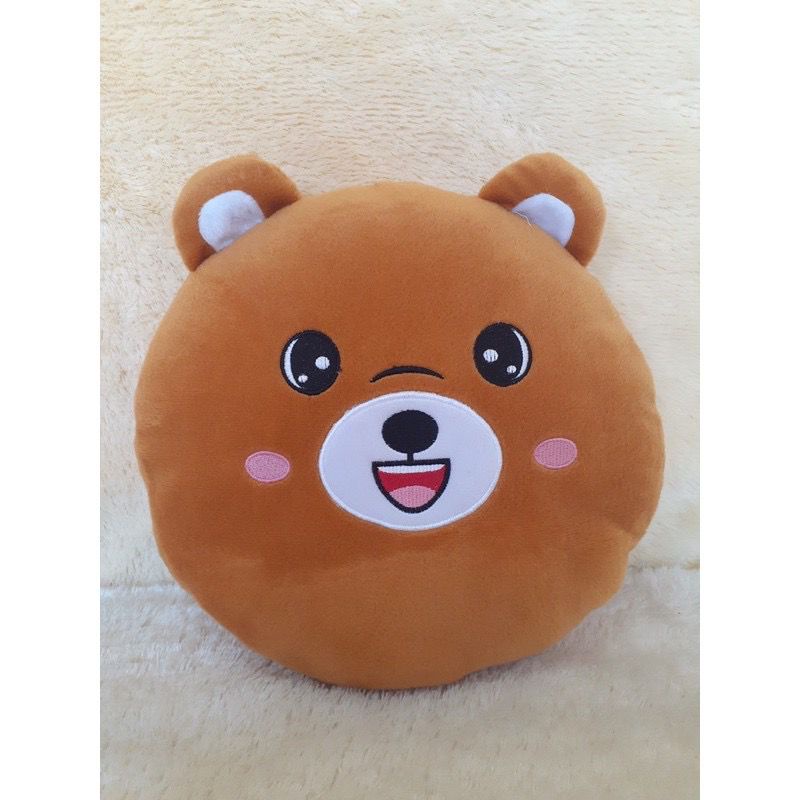 Boneka Bantal Kepala Karakter Hewan Lucu dan Imut Bahan Halus dan Lembut