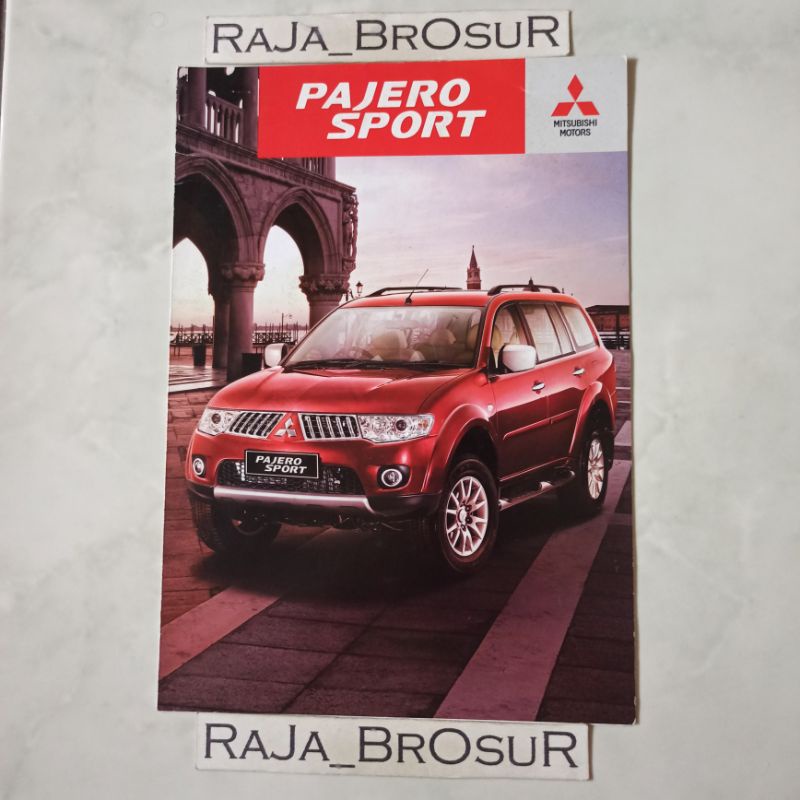 Poster brosur katalog leaflet Mitsubishi Pajero Sport 2010