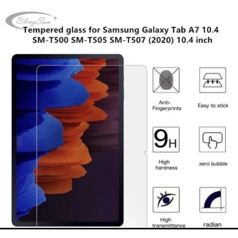 TEMPEREDGLASS GORILLA GLASS SAMSUNG TAB A7 2020 10.4 inchi t505