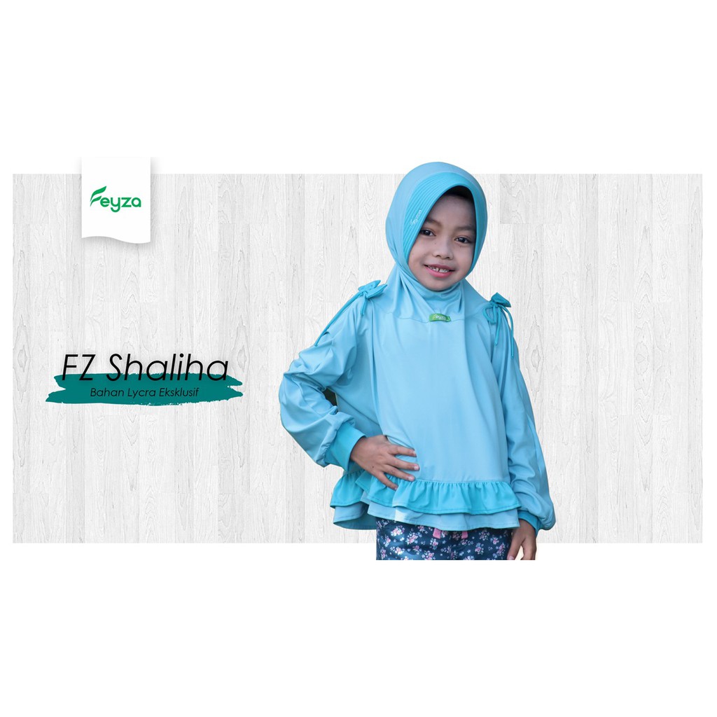 Jilbab Instan Lengan Anak Feyza Shaliha | Hijab Lengan Usia 5-6 Tahun Kerudung Instan Anak Bergo