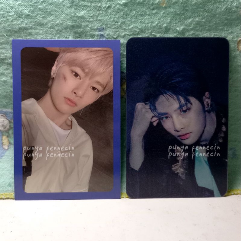 skz stray kids i.n in jeongin blue border levanter bb lev lenticular lenti beyond live unlock