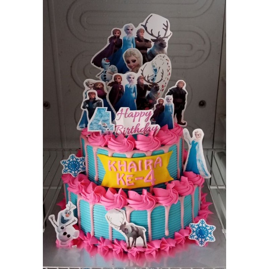 

kue ulang tahun frozen