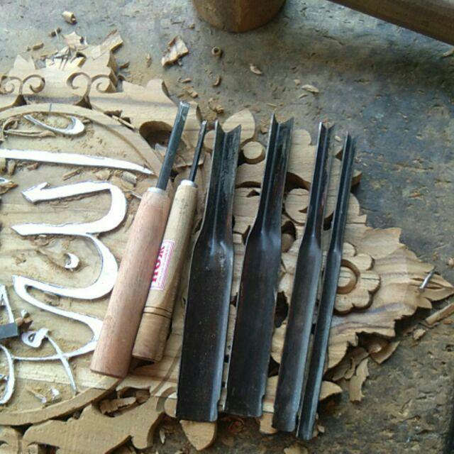 Alat Pahat Ukir Kayu Paket Coret Isi 6