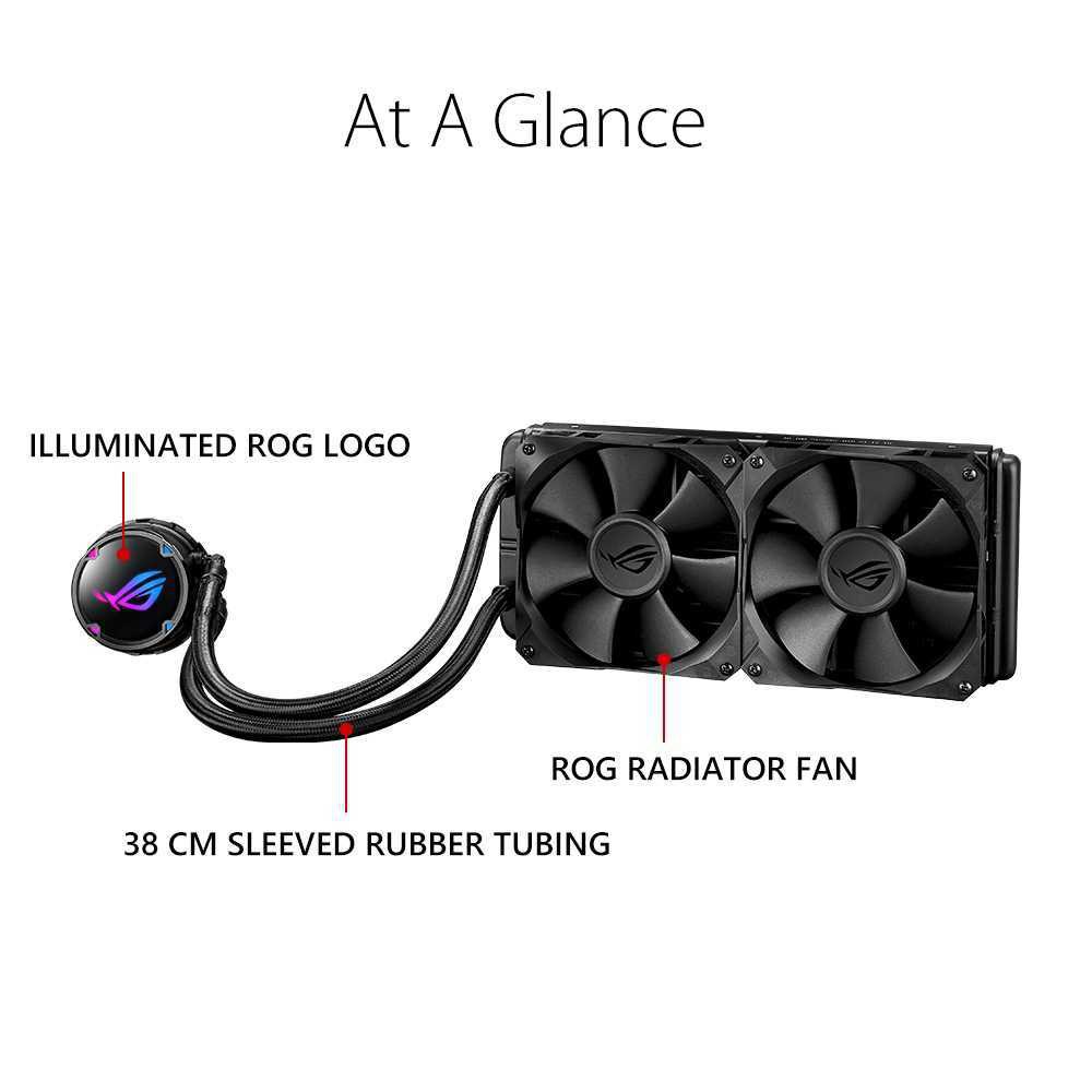 ASUS ROG STRIX LC 240 RGB - AIO LIQUID CPU COOLER WATER COOLING