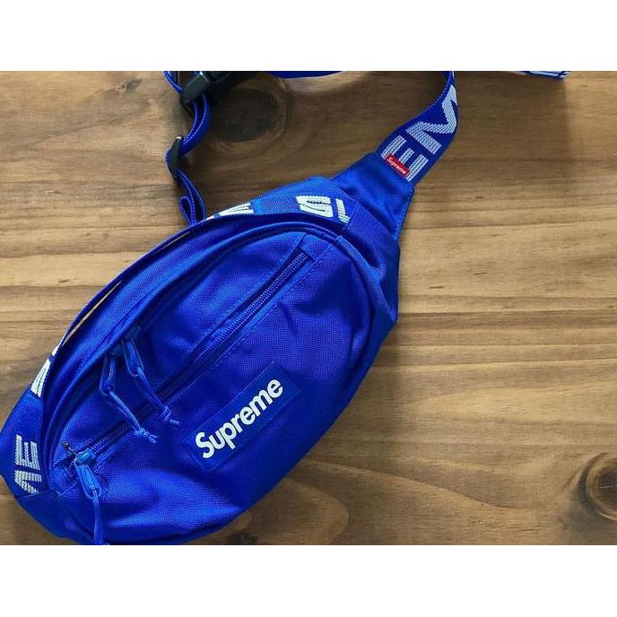 royal blue supreme fanny pack