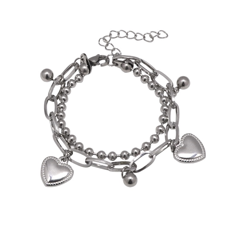 Love Double Bracelet Accessories Hip Hop Personality Trend