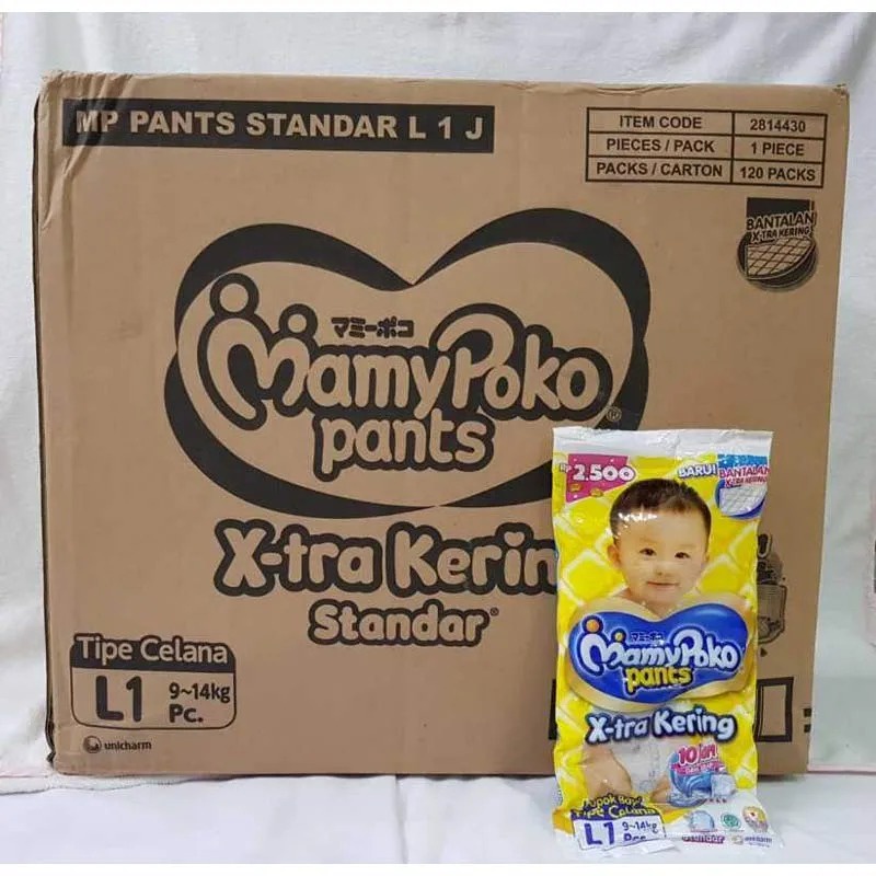 Mamypoko Pants Pampers Pempers Pempes Saset isi 120 Pcs