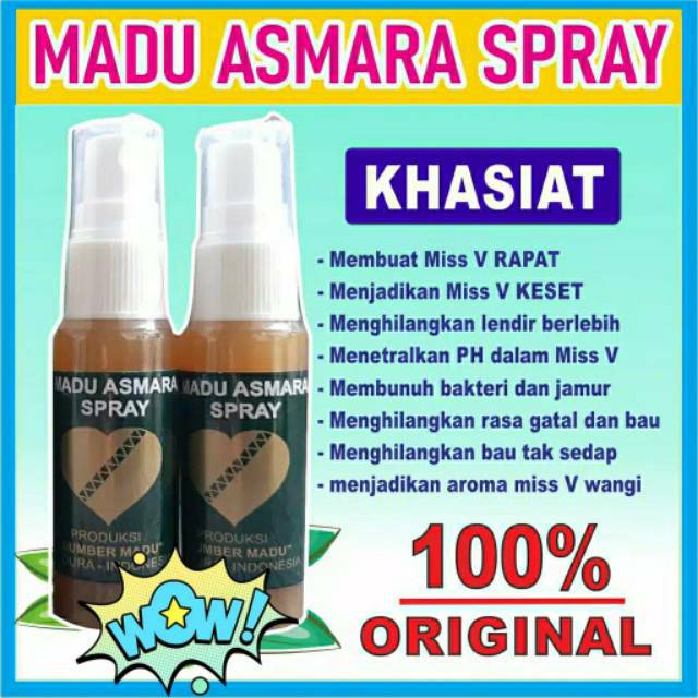 Madu Asmara Spray Obat Perapat Miss v Kewanitaan Asli Madura Bpom