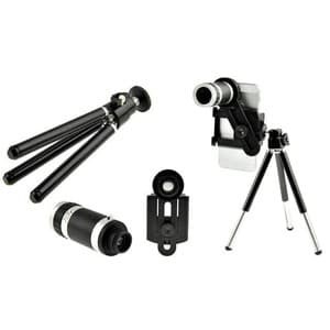 Tripod Lensa UNIVERSAL Telescope Zoom 8x + holder + Mini tripod Grosir