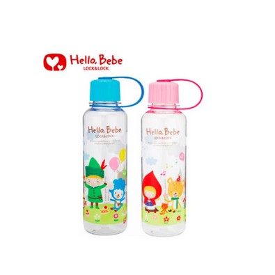 Botol Minum LOCK&LOCK Hello Bebe Bisfree Pattern Bottle Anak 480ml