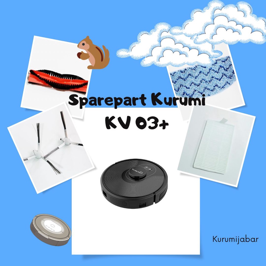 SPAREPART DAN HEPA KURUMI KV 03 LASER +