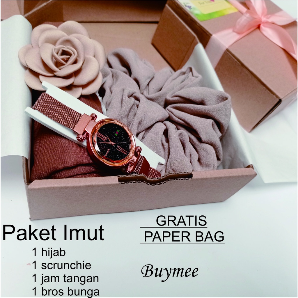 HAMPERS HIJAB HADIAH ULANG TAHUN WANITA GIFT BOX