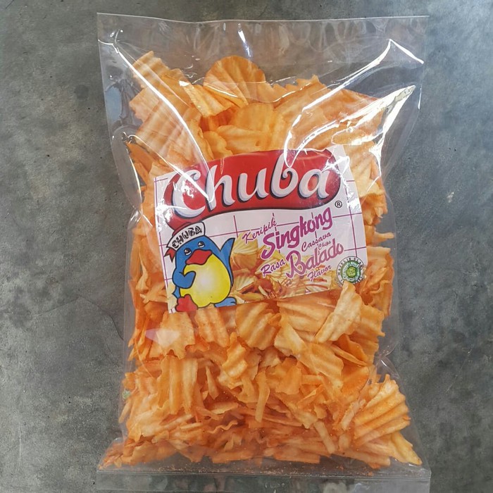 

Keripik Singkong Chiki Chuba Rasa Balado Keju 100gr Snack Jajanan Legendaris