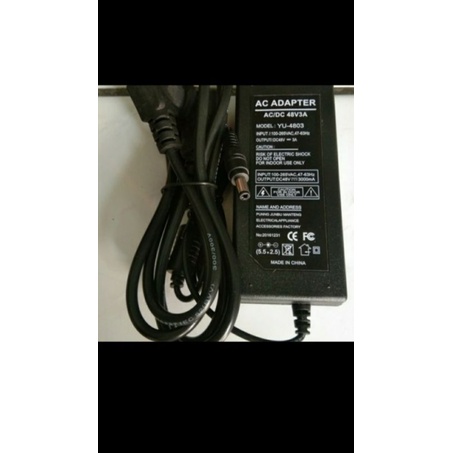 adaptor dc 48v 3a input ac 100-265v