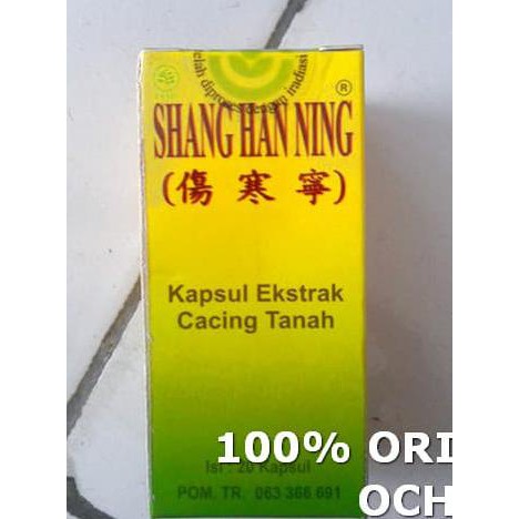 Obat Cina  tipes / typhus shang han ning kapsul OSS