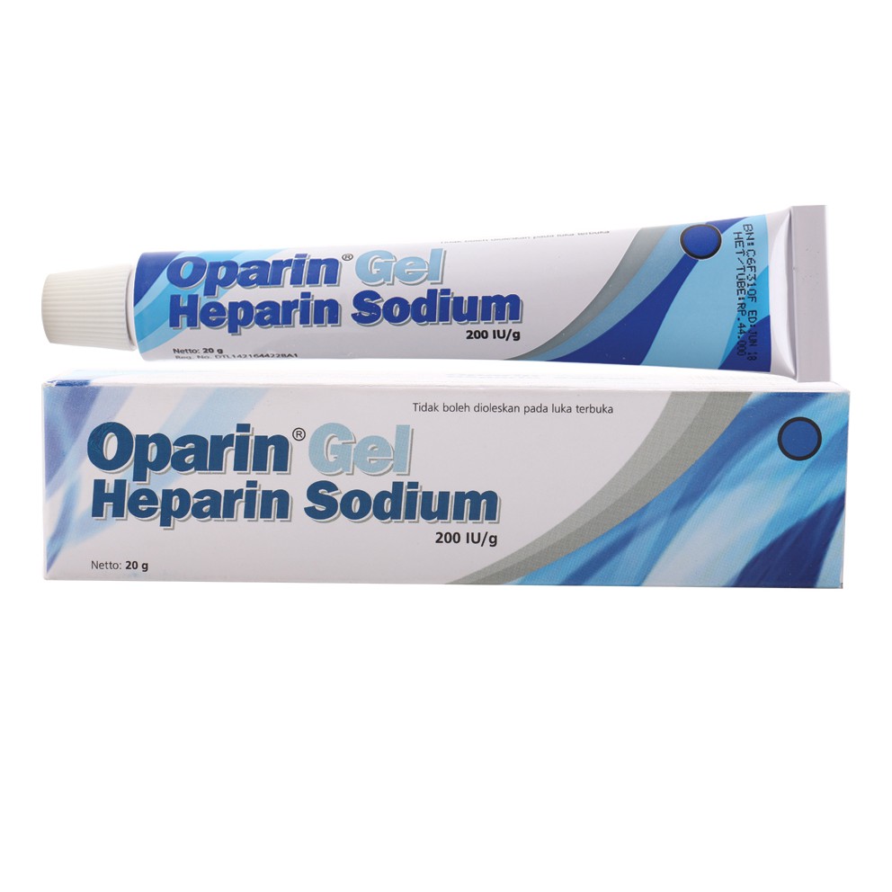 Oparin Gel Heparin Sodium - Obat Memar, Lebam, Keseleo & Terbentur