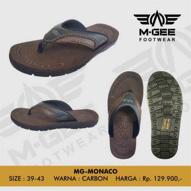 Sandal MGee M-Gee MG Monaco Casual Pria Original Kualitas Premium