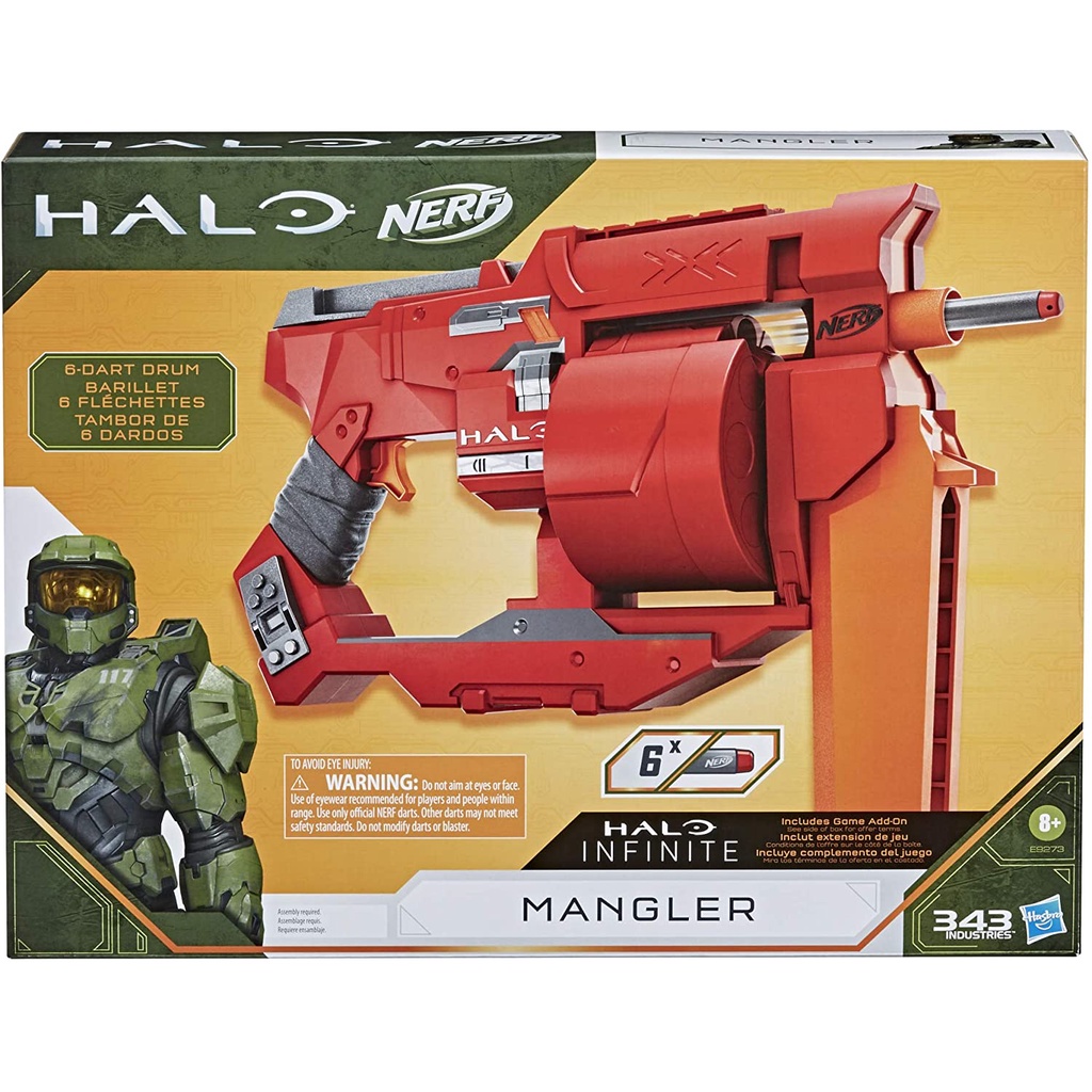 NERF HALO MANGLER DART BLASTER ORI NERF HASBRO LIMITED HALO EDITION