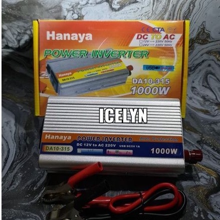 Inverter 1000w 1000watt 1000 12V Hanaya