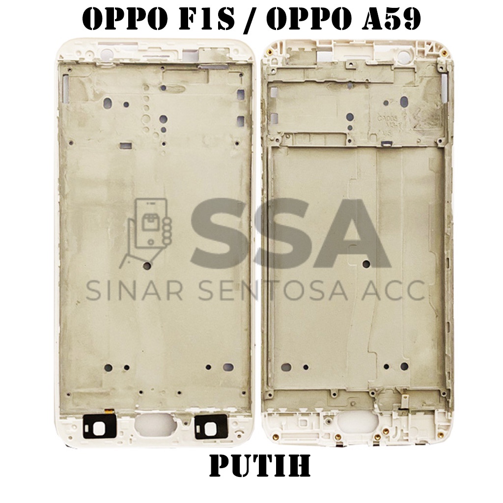 Tulang Tengah Middle Frame LCD Oppo F1s A59 Original 100% Tulang Casing Bezel Bezzel Bazel Handphone HP Ori Original Awet Murah F1 s A 59