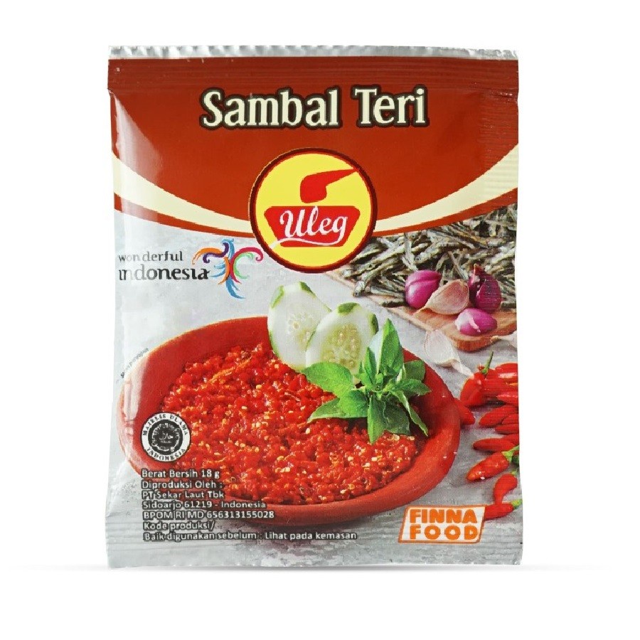 

saus sambel uleg finna teri sachet 18