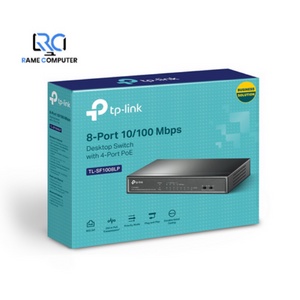 TP-LINK TL-SF1008LP 8-Port 10/100Mbps Desktop Switch with 4-Port PoE