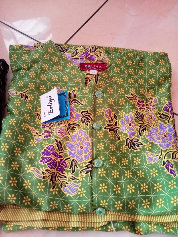 Gamis,setelan Baju Seragam Batik Muslimat Nu Resmi Original Sutra
