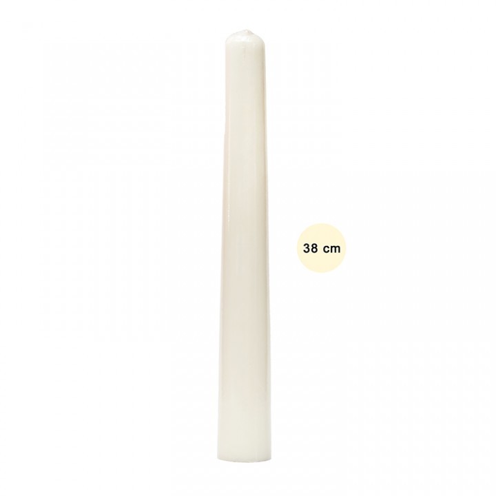 Lilin Putih Altar Besar Tinggi 38cm