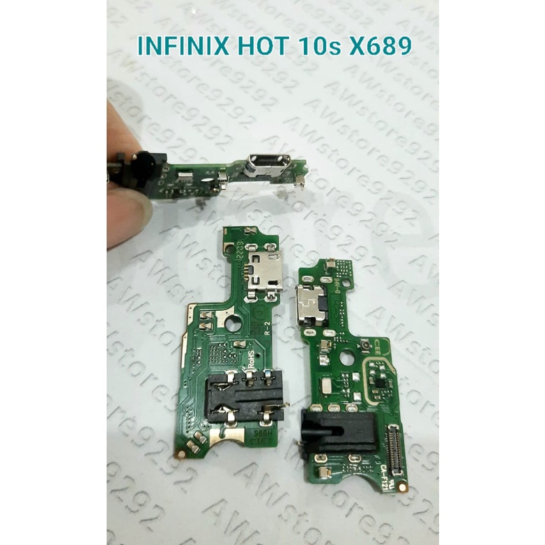 Flex Flexible Papan PCB Con Cas Fleksibel Konektor Charger INFINIX HOT 10s X689