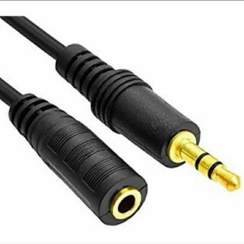 Kabel perpanjangan extention audio aux male to female 1,5m 3m 5m