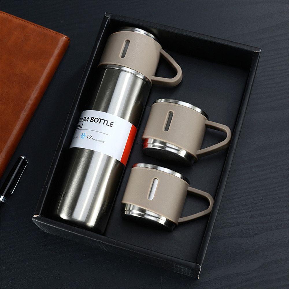 Solighter Termos Cangkir304 Stainless Steel Mug Teh Vacuum Flasks Termos Stainless Steel