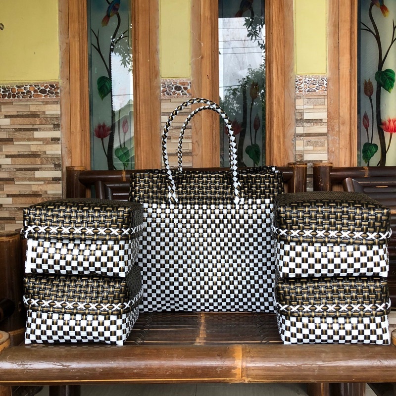 tas set keben jali premium  tas anyaman jali