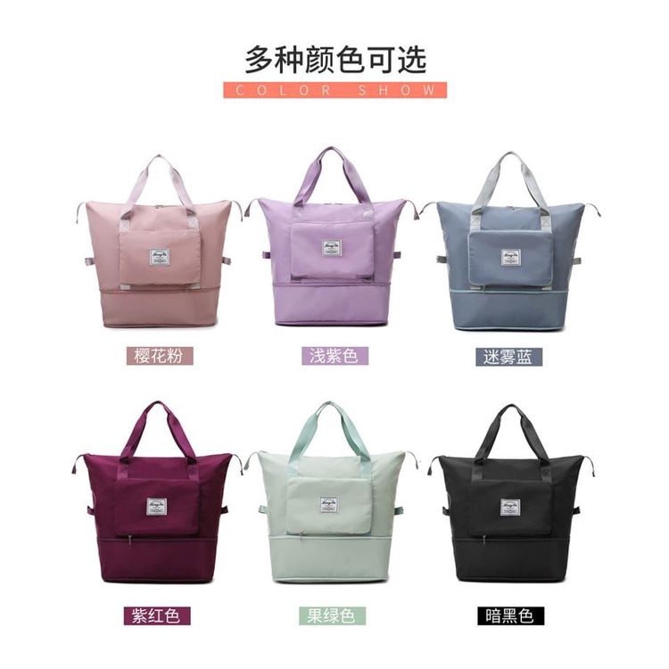 Premium Tas Travel Lipat/Tas Travel Jinjing Wanita/Tas Jinjing Multifungsi/Expandable Travel bag ( B