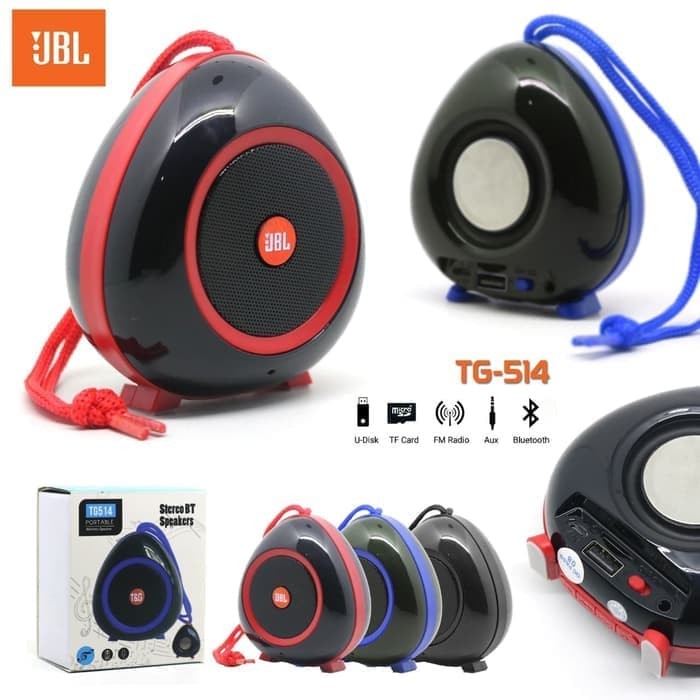 Speaker Superbas Bluetooth TG514 Stereo Speaker Portable Wireless Bluetooth/ Speaker TG514 [QTOP.ID]