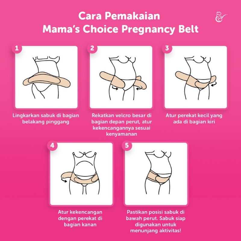 Mama's Choice Pregnancy Belt | Korset Hamil | Sabuk Penyangga Kehamilan