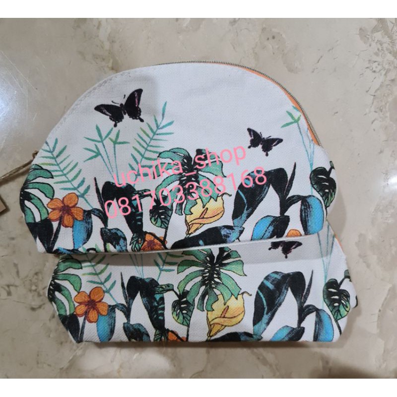 pouch cosmetic clarins