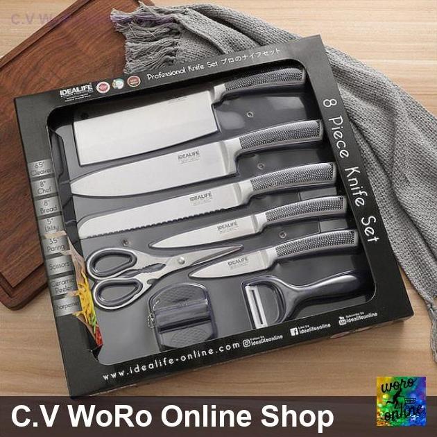 

Il-163S Professional Knife Set Perlengkapan Pisau Dapur Idealife 9Nwxdxu83W
